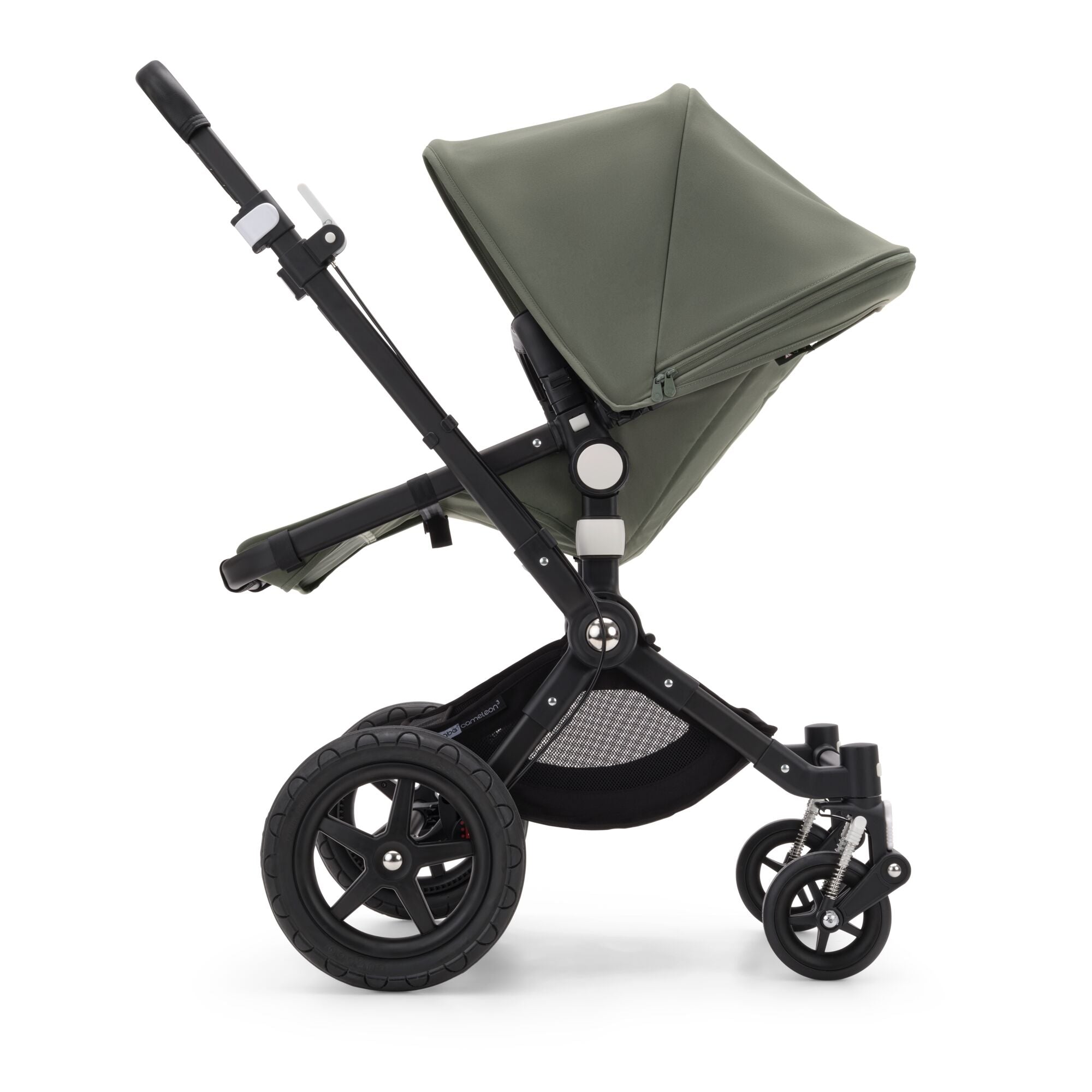Cameleon 3 Plus Silla+Capazo Negro/Forest Green/Forest Green - Minicoton