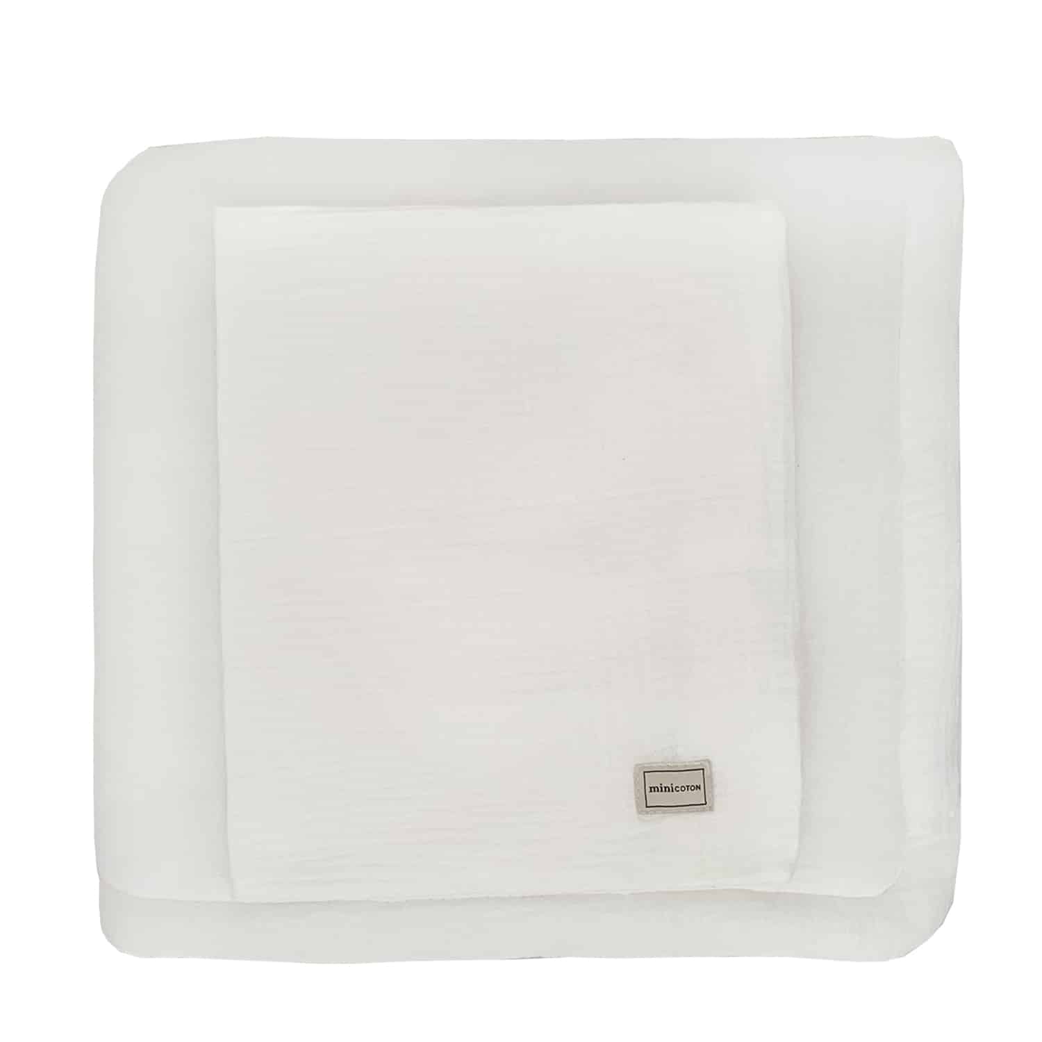 Colcha + Funda Almohada Blanco - Minicoton