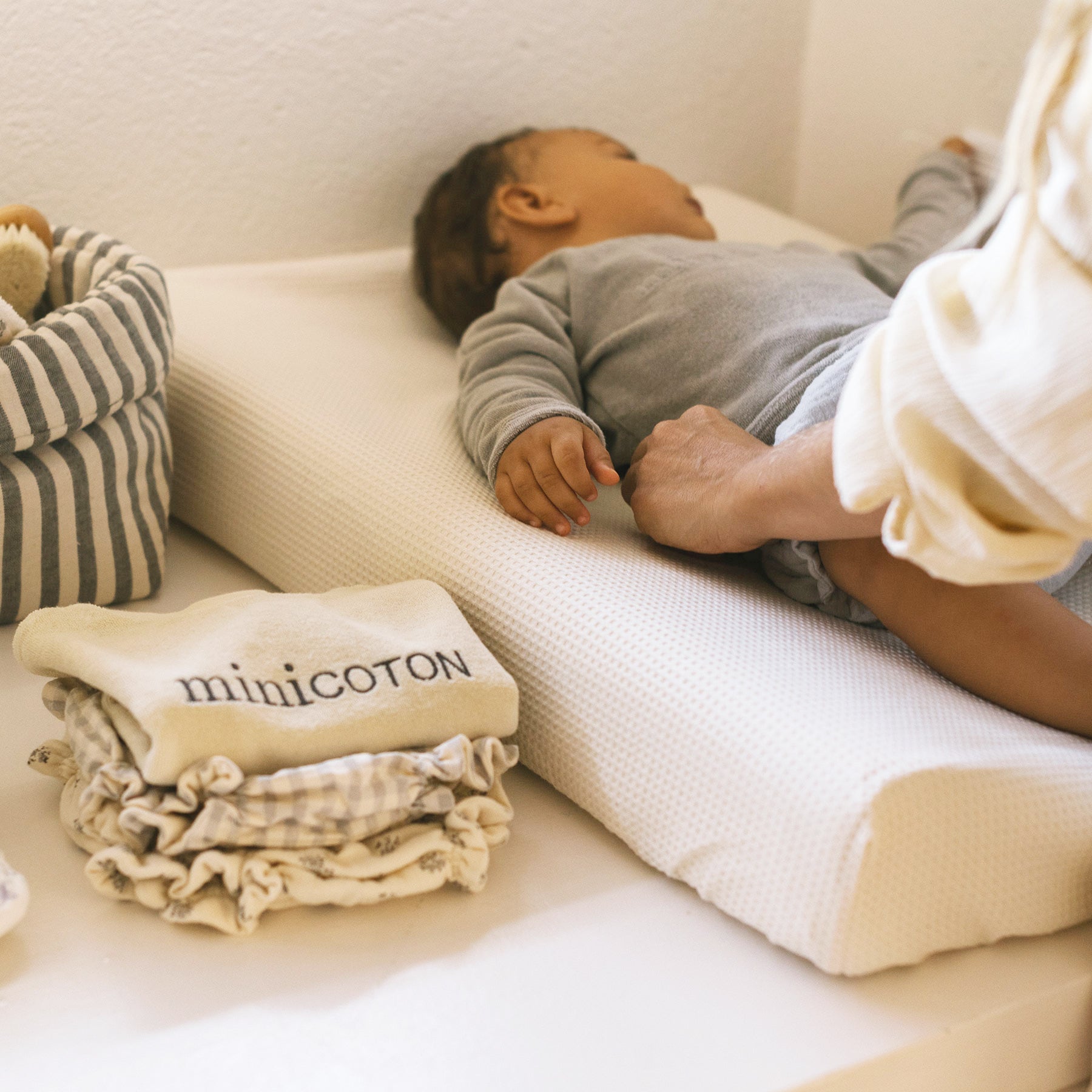 Funda Cambiador Lula Crudo - Minicoton