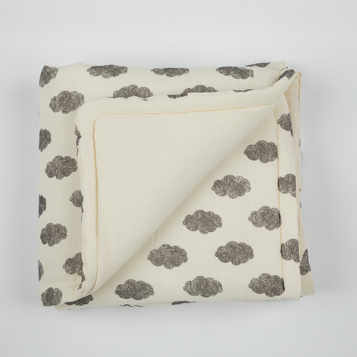 Colcha + Funda Almohada Nubes Crudo - Minicoton