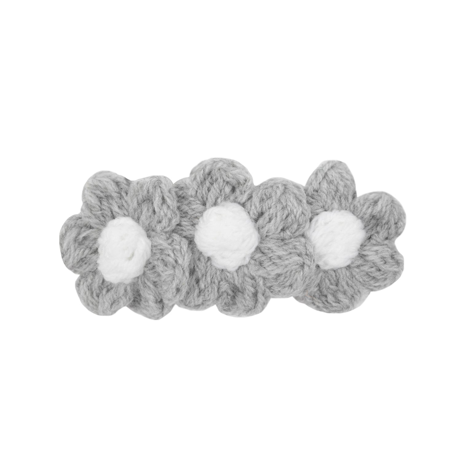 Pasador Crochet Melange/Blanco - Minicoton