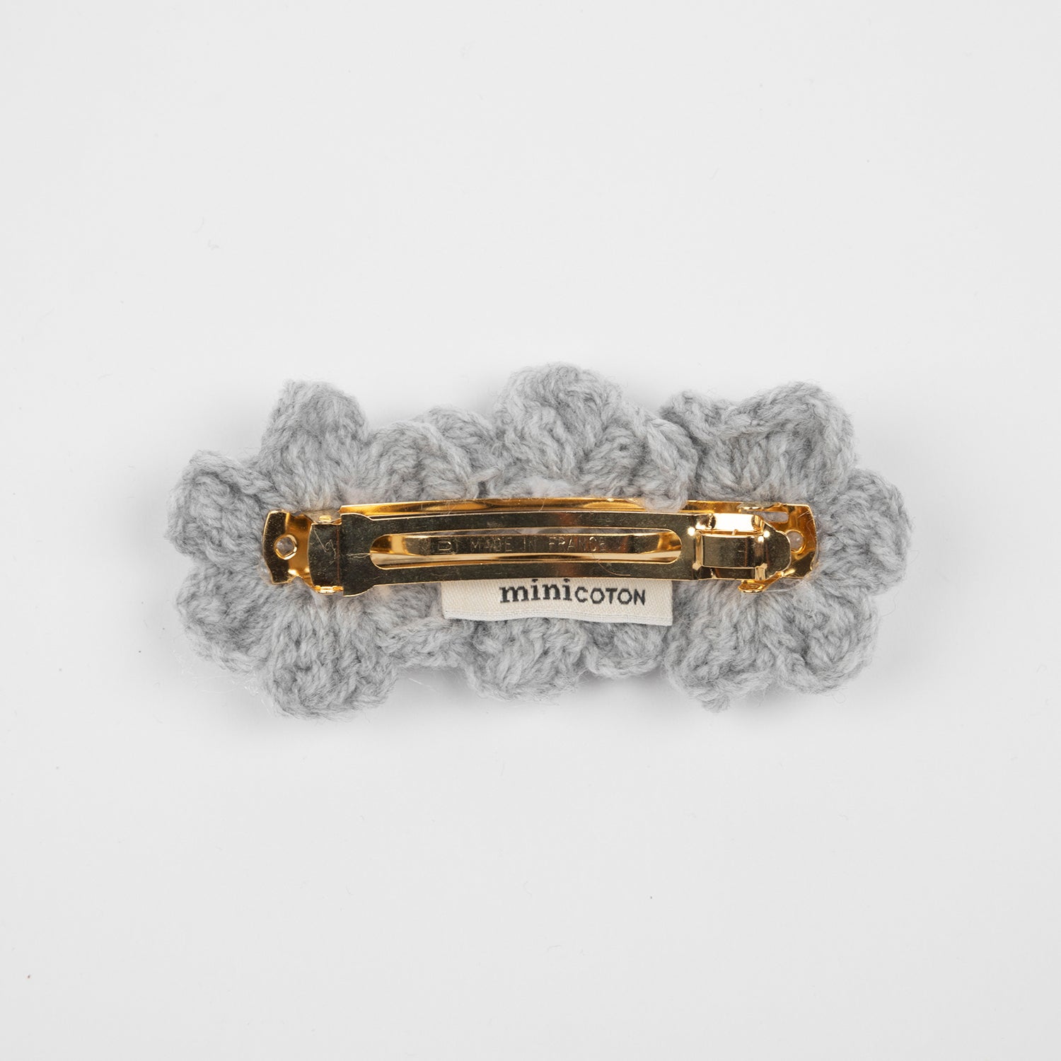 Pasador Crochet Melange/Blanco - Minicoton