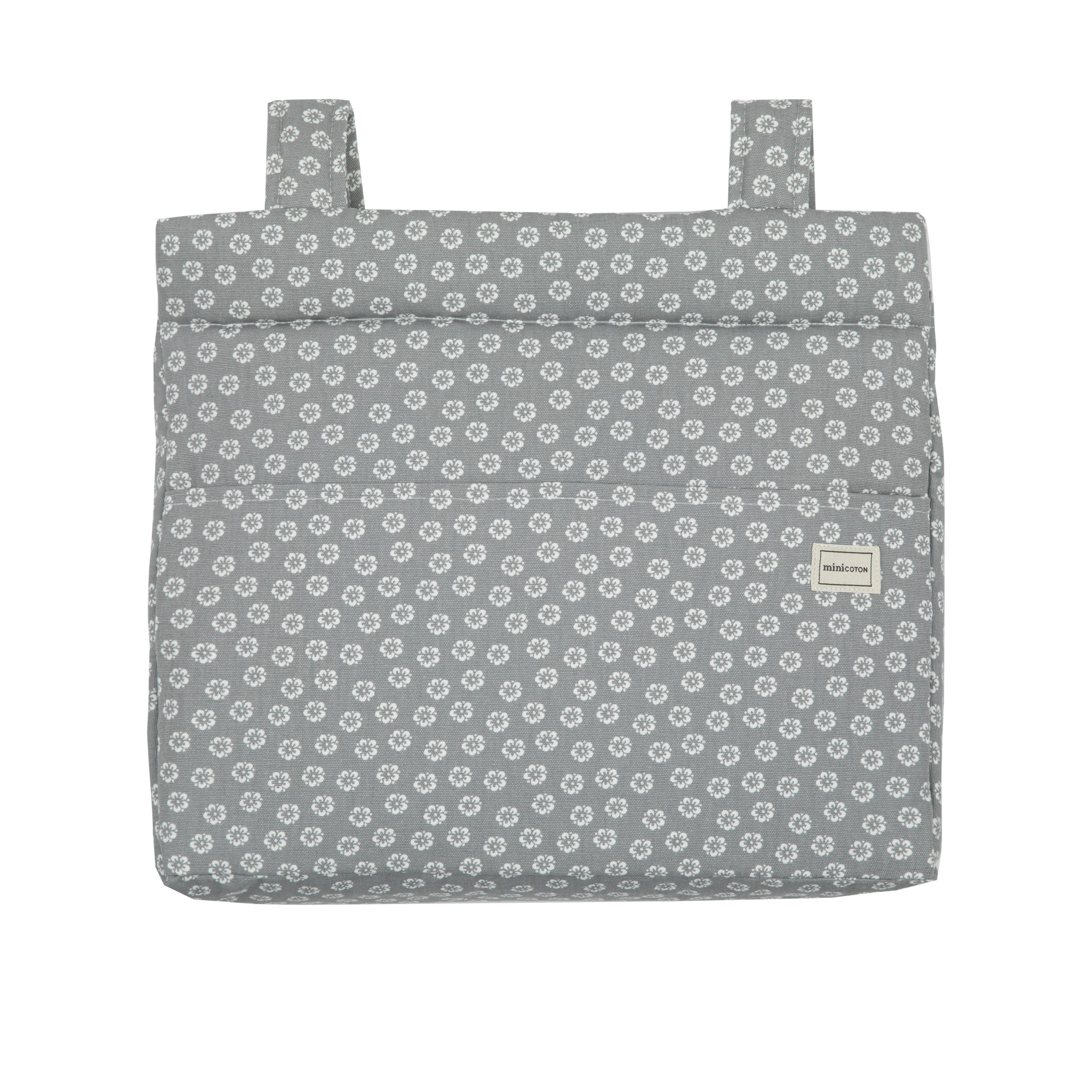 Bolsa Icon Flor Dusty Blue - Minicoton