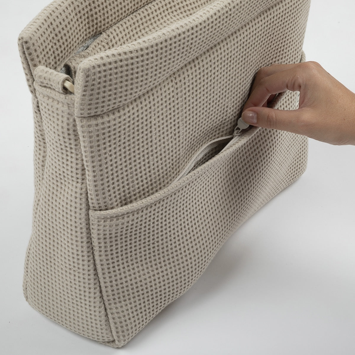 Bolsa Icon Flor Dusty Blue - Minicoton