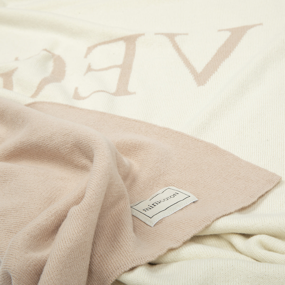 Manta Nombre Blush - Personalized - Minicoton