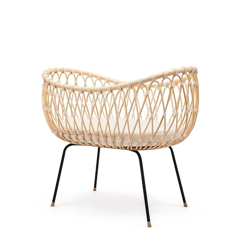 Emil Bassinet + Canopy Blossom Rose - Vegan - Minicoton