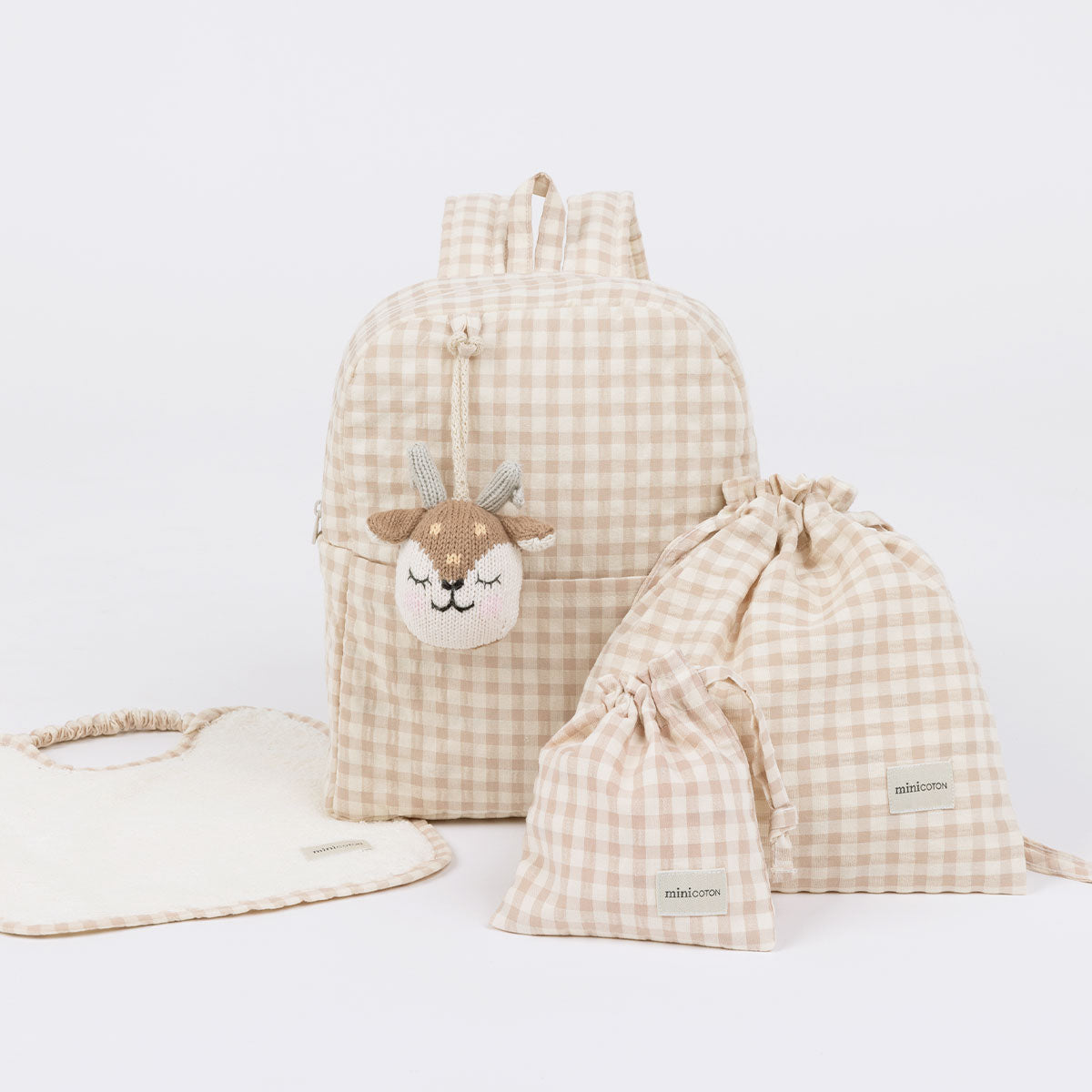 Mochila Vichy Rose - Minicoton