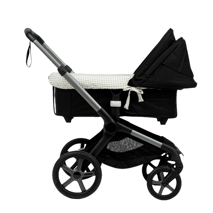 bugaboo fox 3 bassinet sheet Bugaboo Cover Vichy Blue · Minicoton