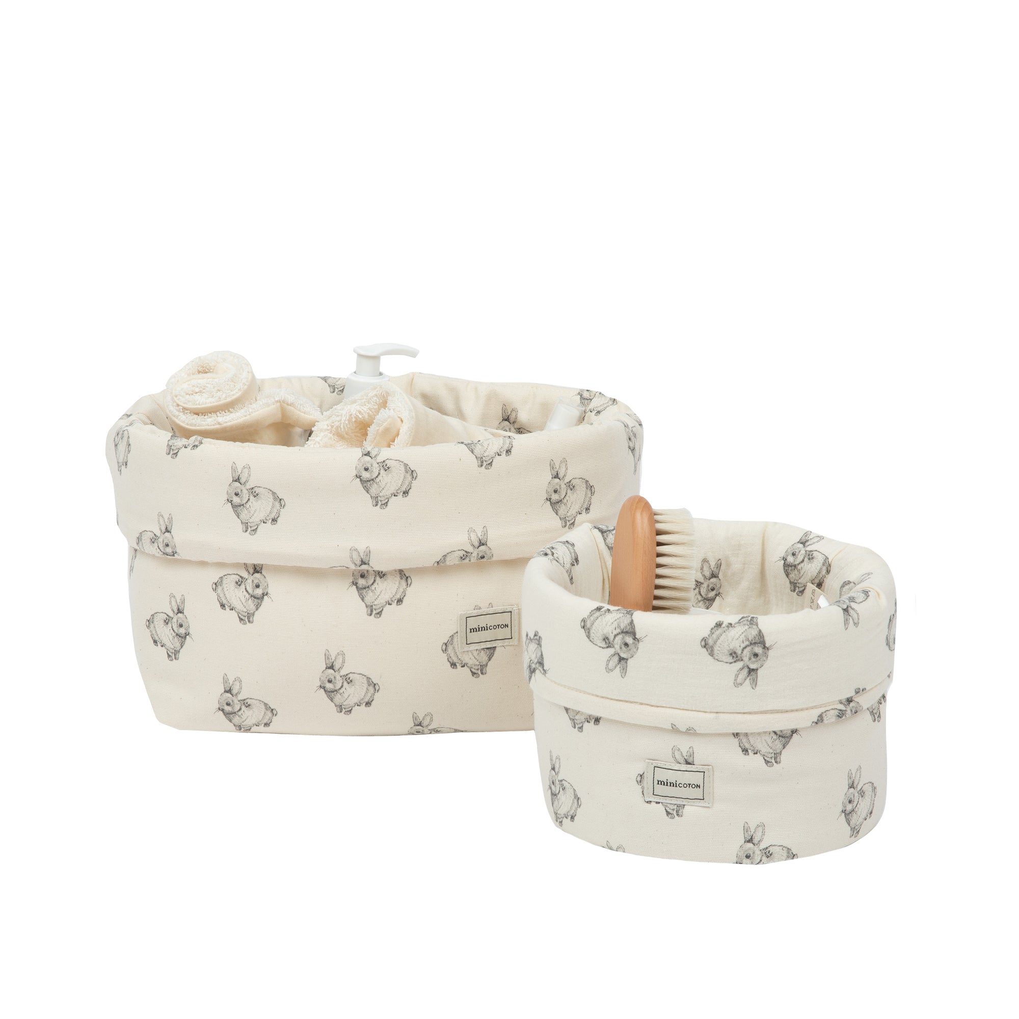 Set Organizadores - Rabbit Ecru - Minicoton