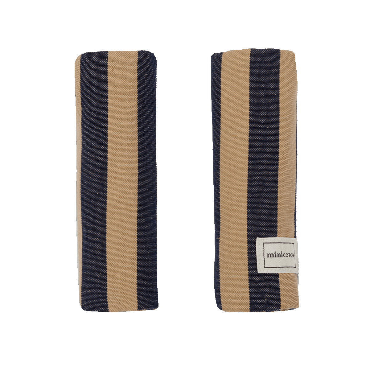 Protector Tirantes Navy + Caramel - Minicoton