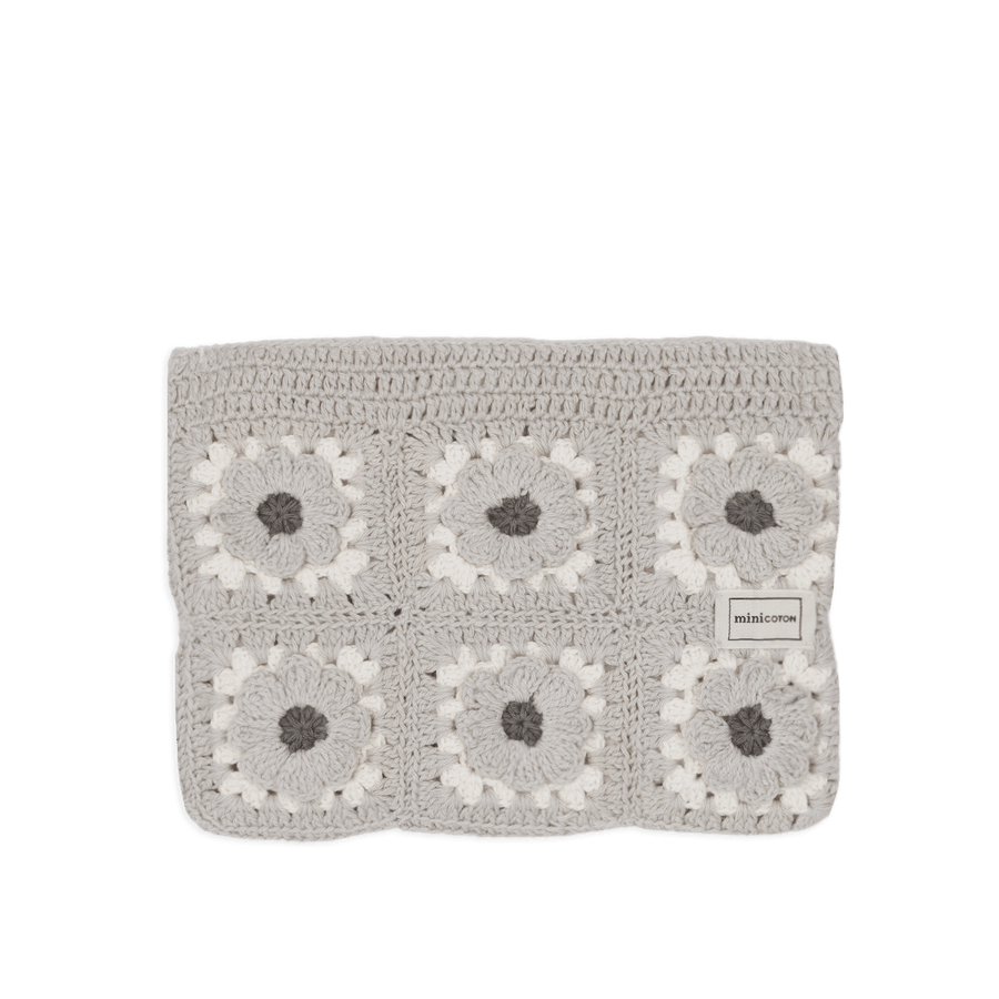 Pochete Crochet Flower Nube - Minicoton