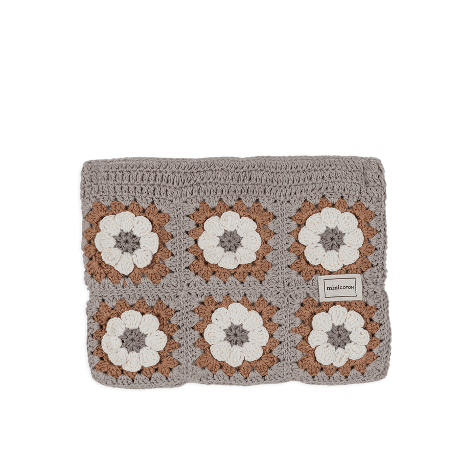 Pochete Crochet Flower - Minicoton