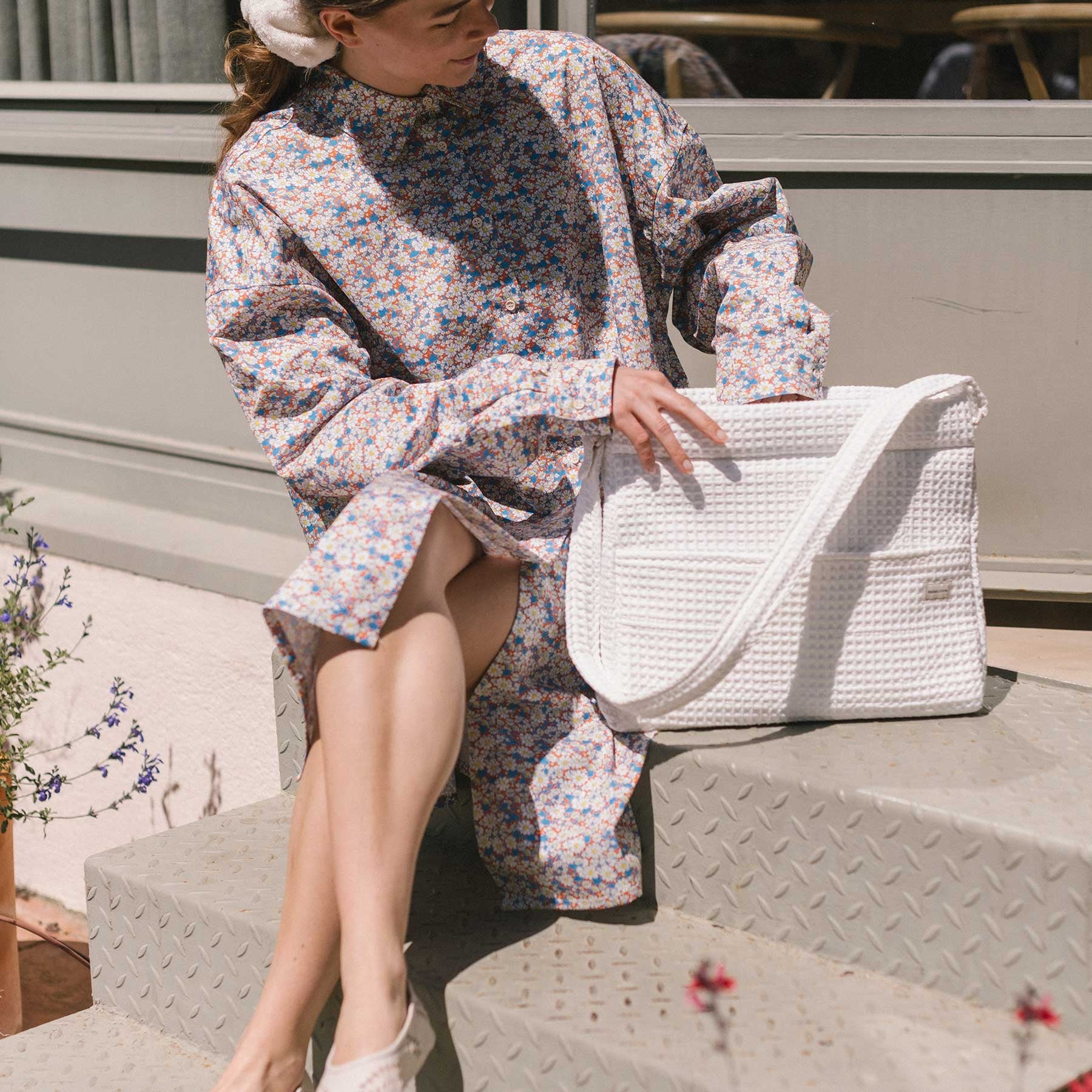 Bolsa Icon Big Lula Blanco - Minicoton