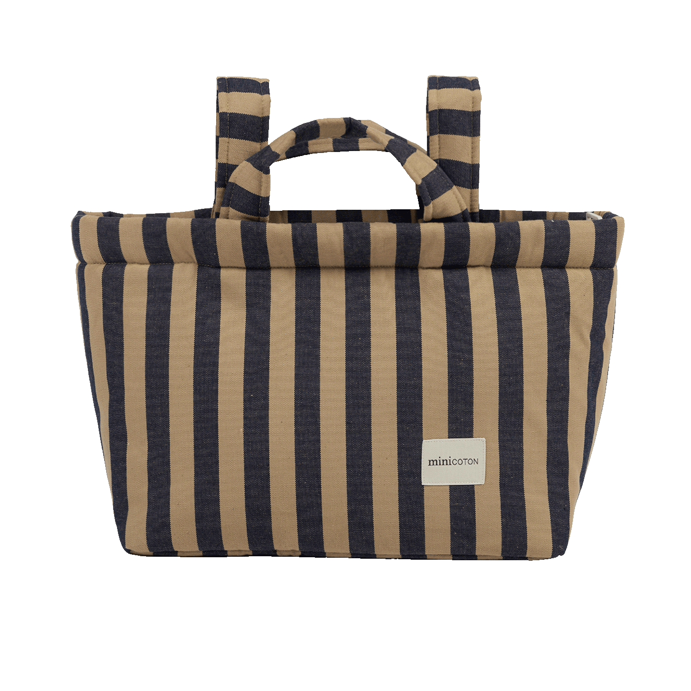 Carry - Navy + Caramel - Minicoton