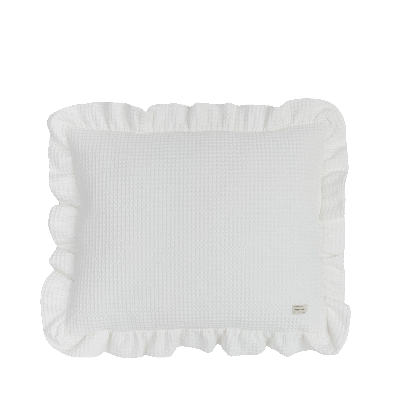 Cojín Ruffle Big Lula Blanco - Minicoton