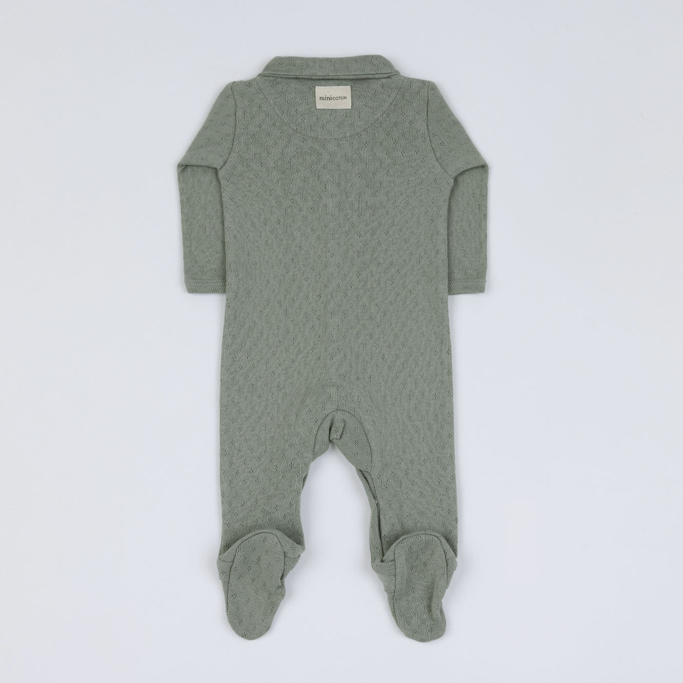 Jumpsuit Cuello Holey Musgo - Minicoton