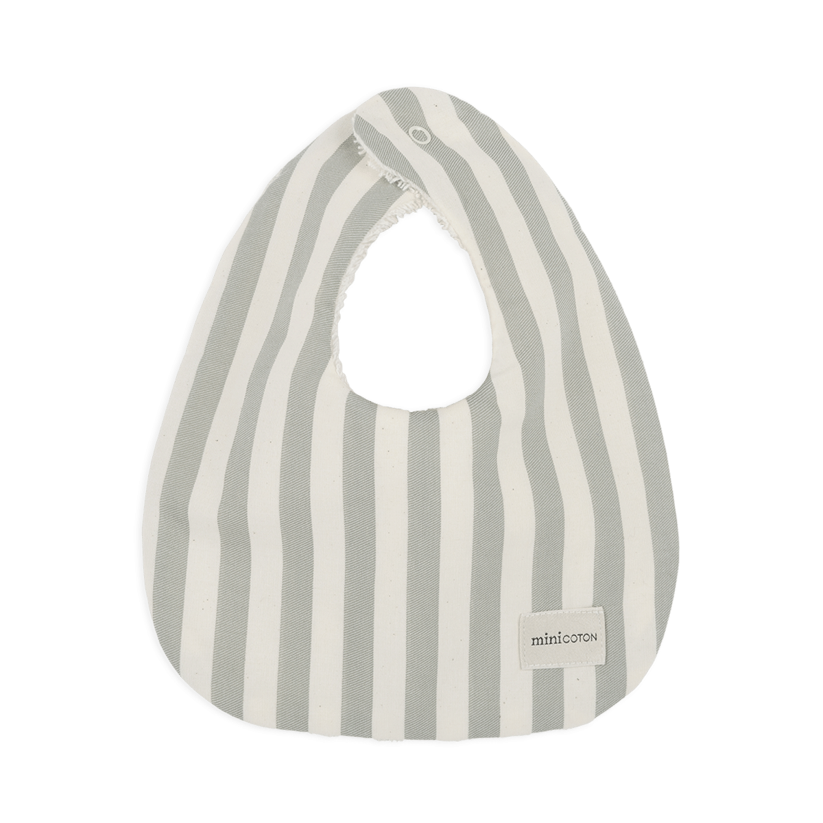 Babero Rayas Mist - Minicoton