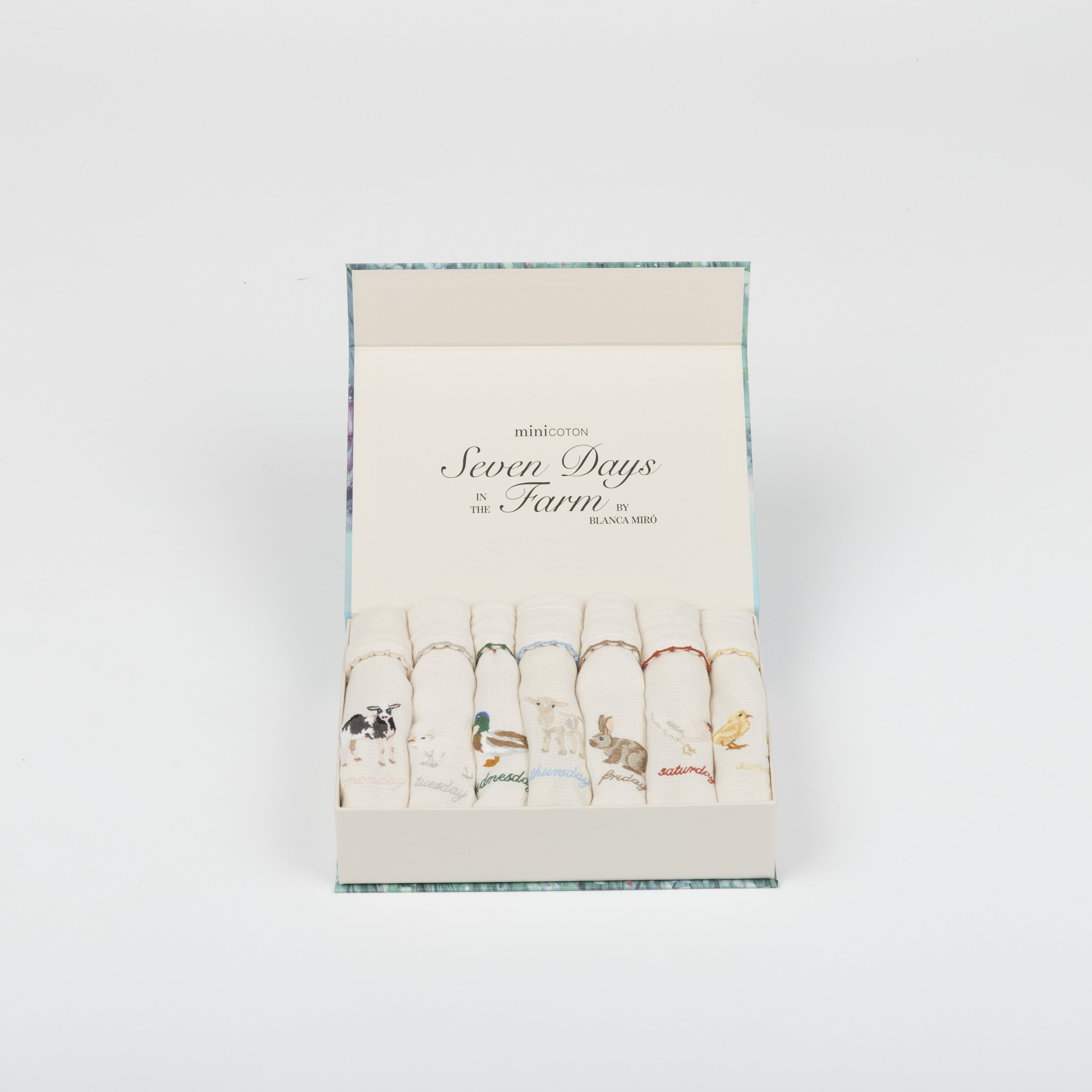 Weekly Set Bolsa Muda / Merienda - 7 days x Blanca Miró - Minicoton