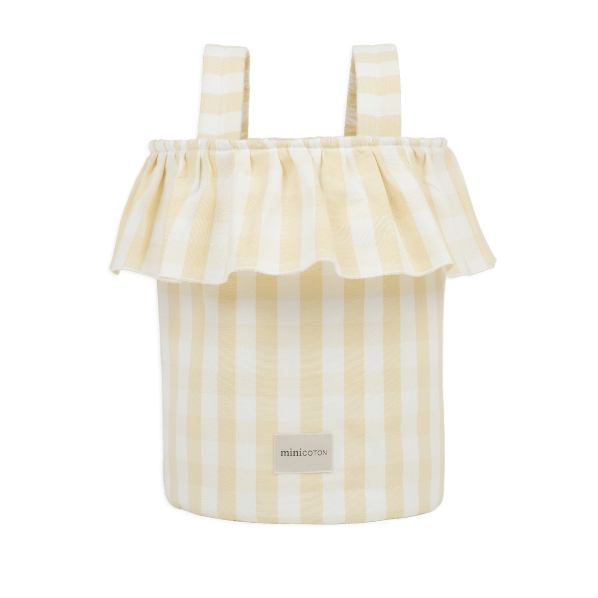 Basket Vichy - Butter + White - Minicoton