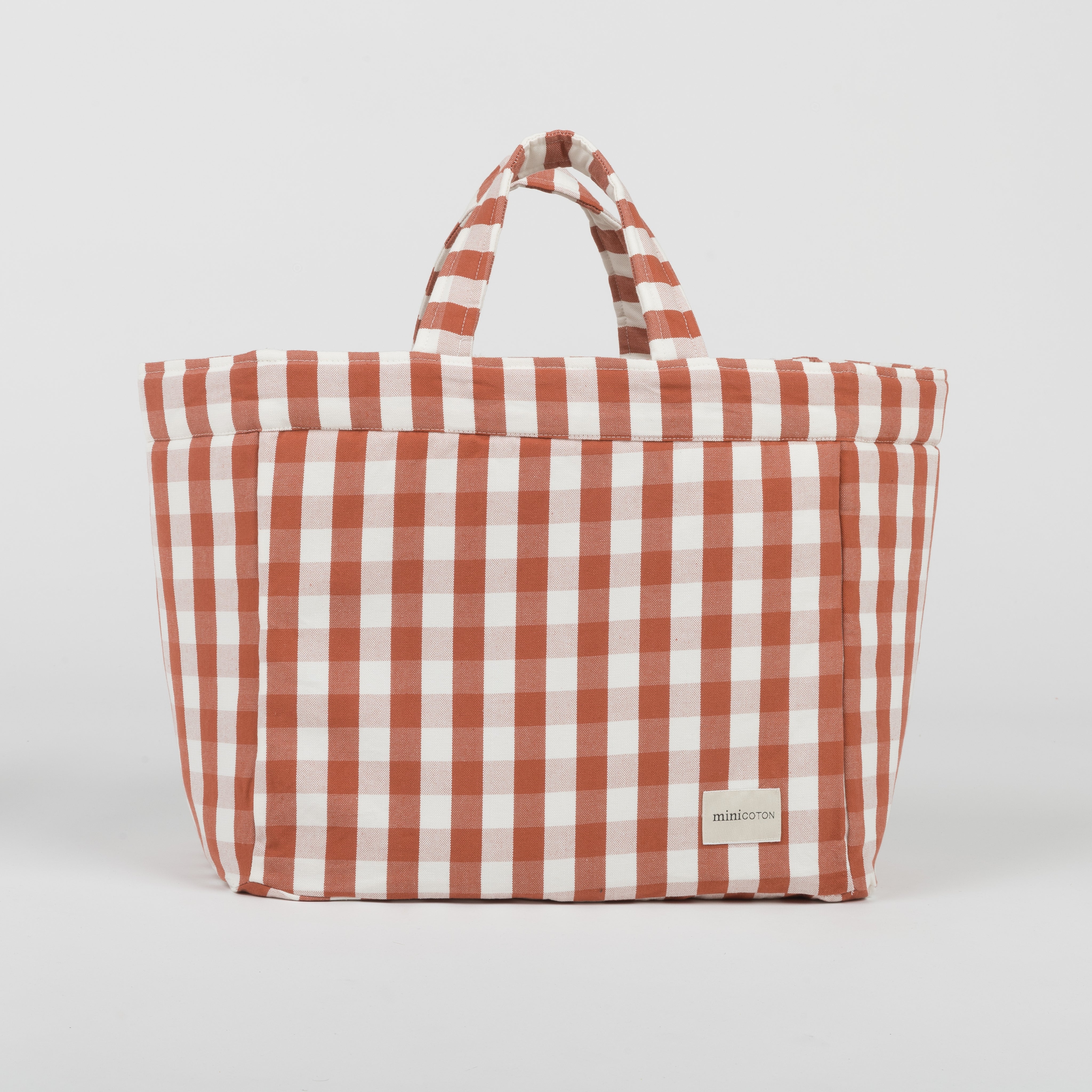 Big Bag - Red + Off White - Minicoton