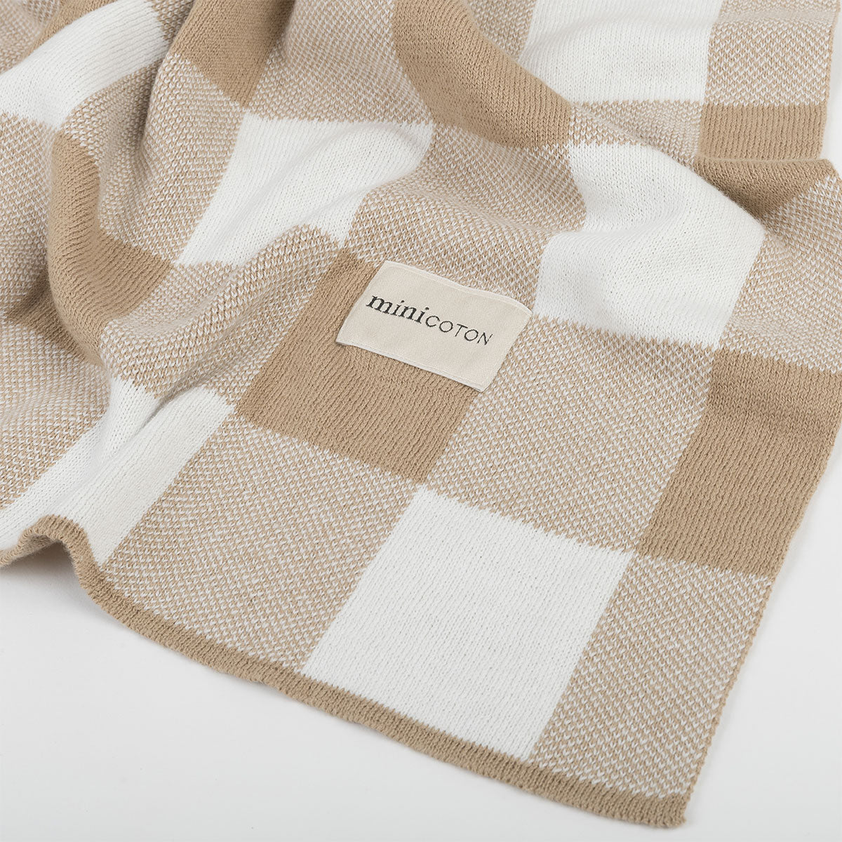 Coperta LUCA Beige + Bianco
