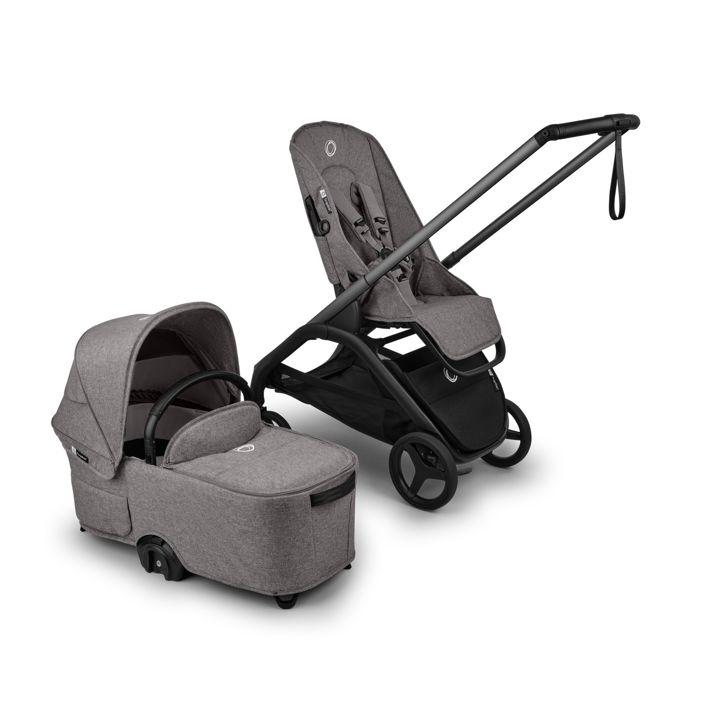 Bugaboo Dragonfly Plus Completo Grafito / Gris Melange / Gris Melange