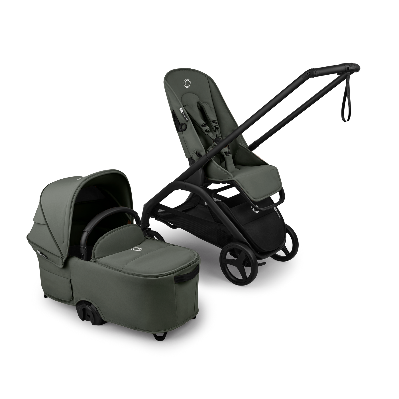 Bugaboo Dragonfly Plus Completo Negro / Forest Green / Forest Green
