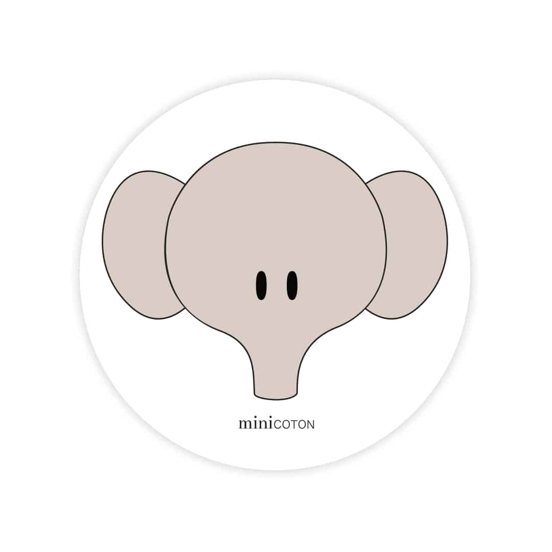 Sticker Elephant - Minicoton