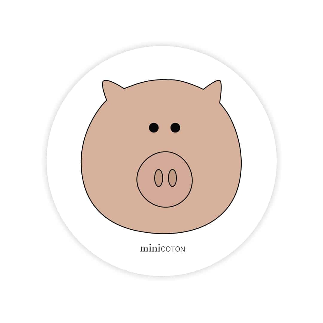 Sticker Pig - Minicoton