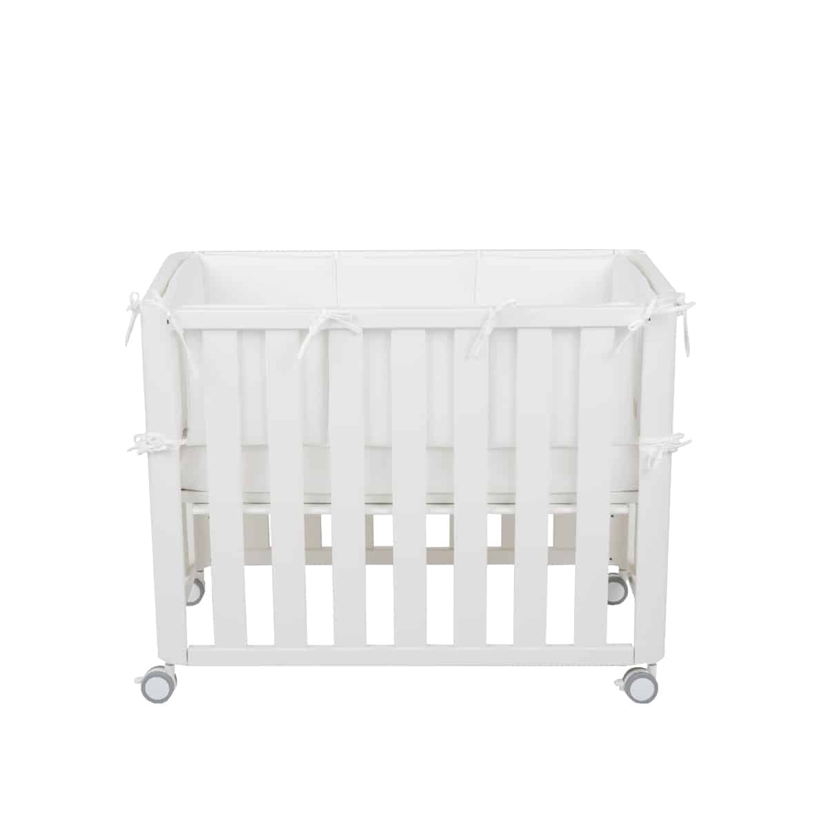 Protector Minicuna Bambula Blanco 90x50cm - Minicoton