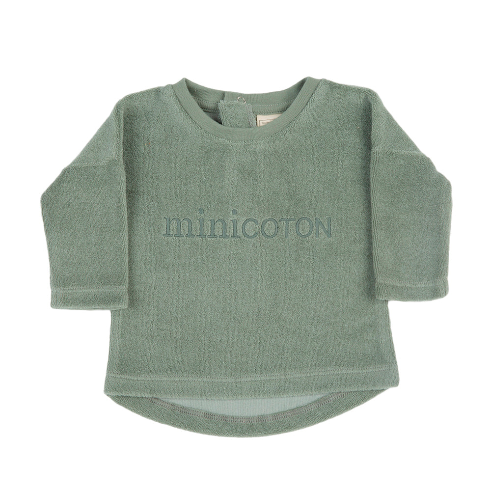 Sudadera Minicoton Musgo - Minicoton