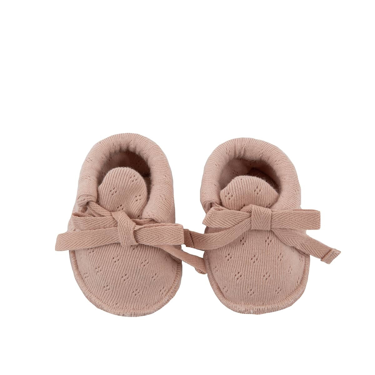 Booties Holey Rosa - Minicoton