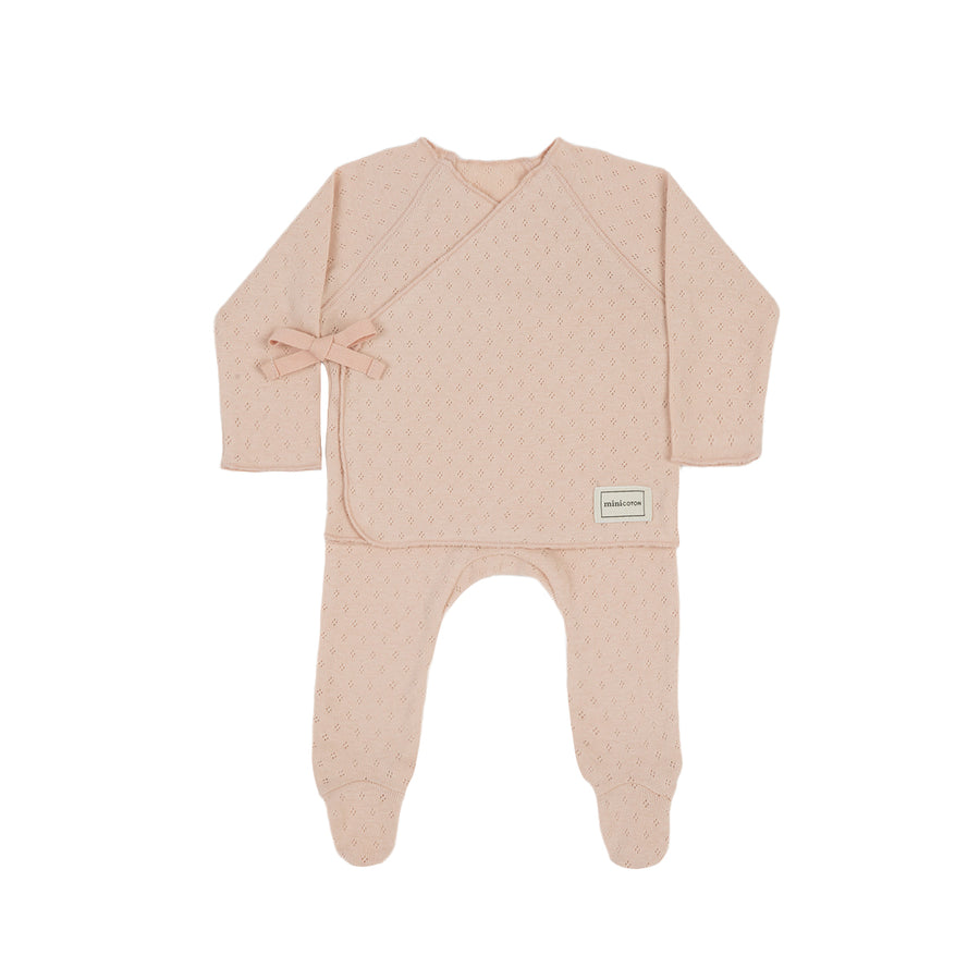 Set Welcome Holey Rosa - Minicoton