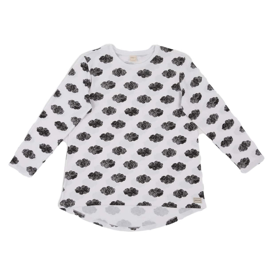 T-shirt Nubes M/larga MUM - Minicoton