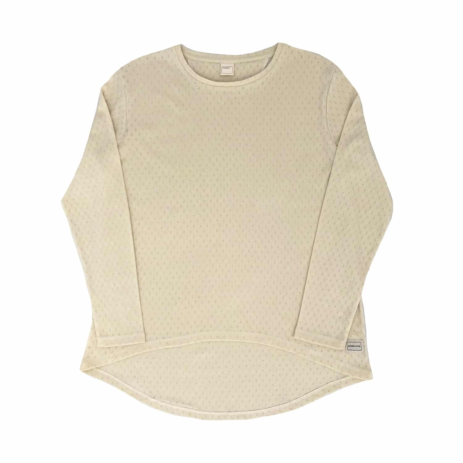 NEWBORN MUM Camiseta Holey Crudo - Minicoton
