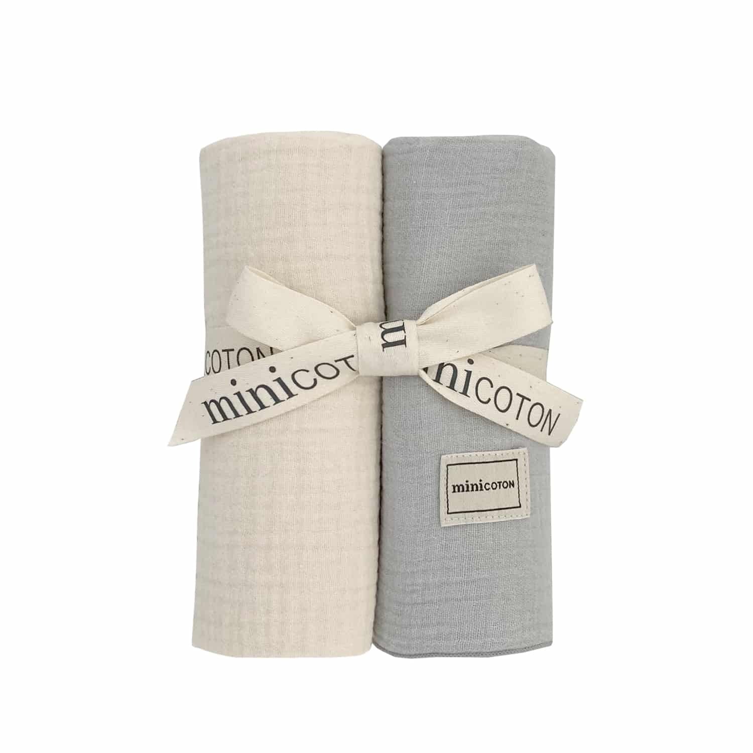 Pack Muselinas Nube+Crudo - Minicoton
