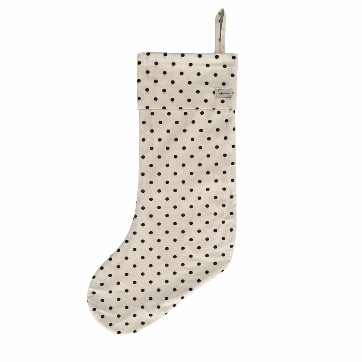 Calcetín Navidad Dots - Minicoton