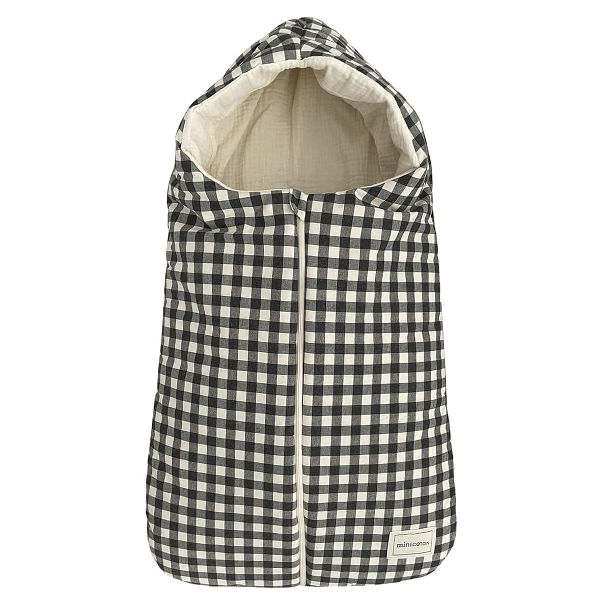 Saco Oval Picnic Crudo - invierno - Minicoton