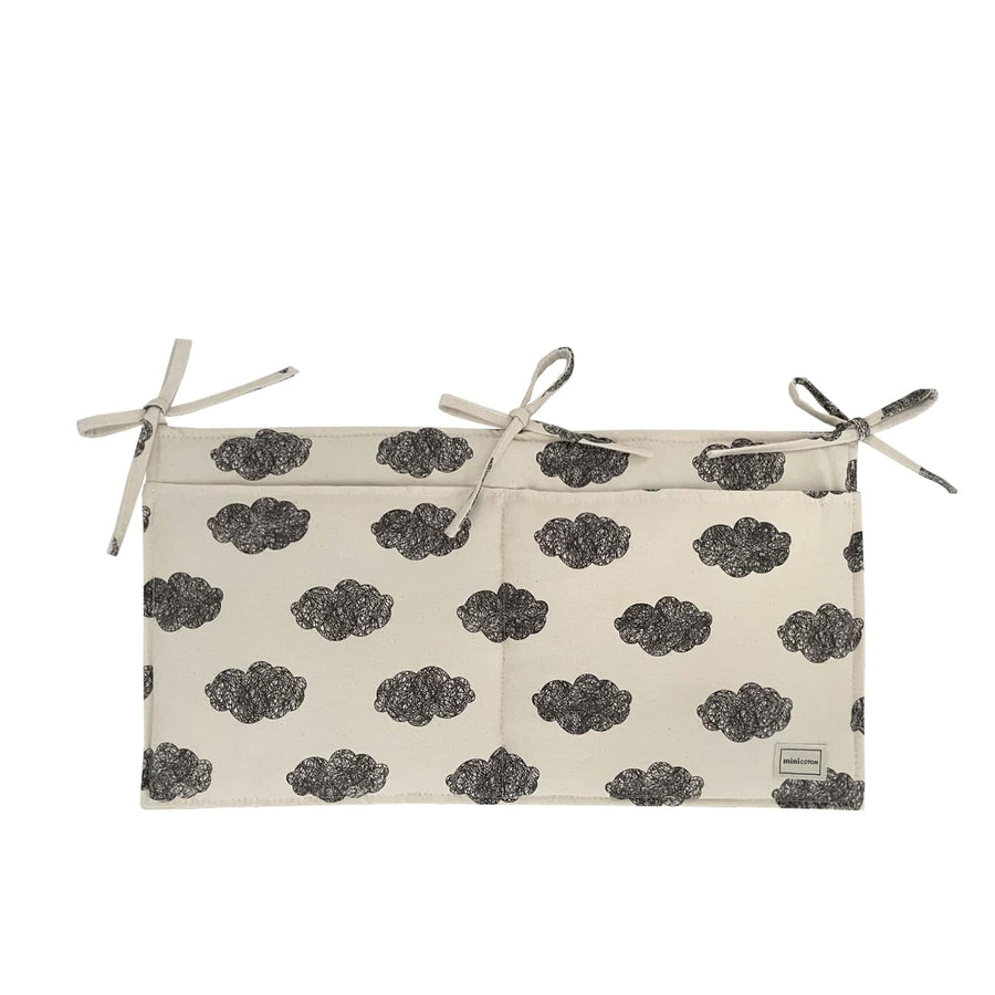 Organizador Cuna Nubes Crudo - Minicoton