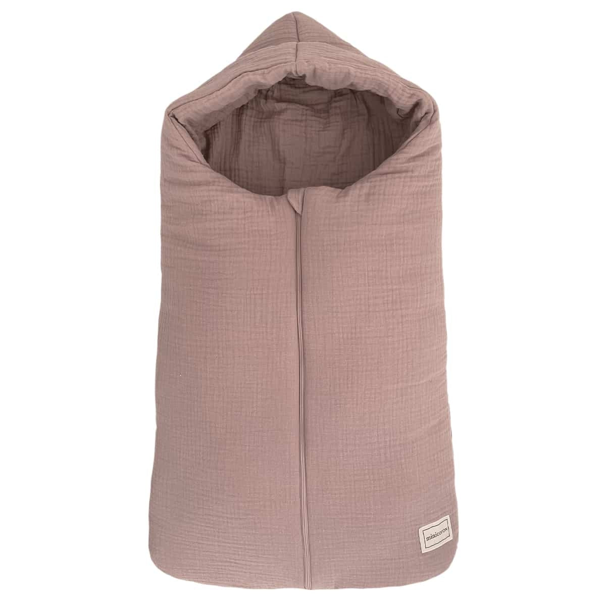 Saco Oval Bambula Dusty Rose- entretiempo - Minicoton