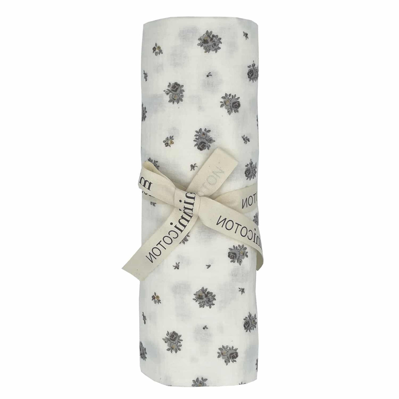 Muselina XL Flor Gris - Minicoton