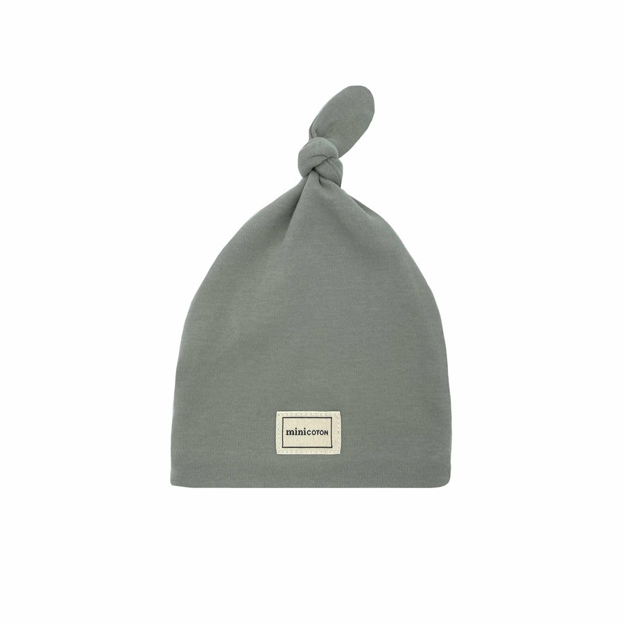 Gorro Knot Musgo - Minicoton