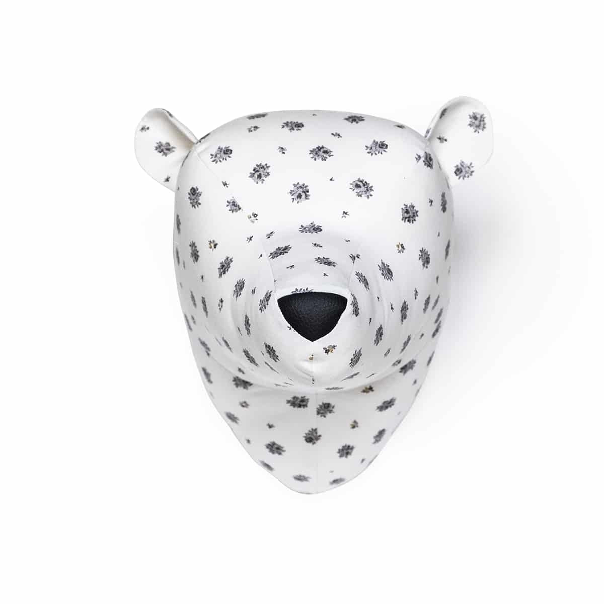 SOFTHEADS® Bear Flor Gris - Minicoton