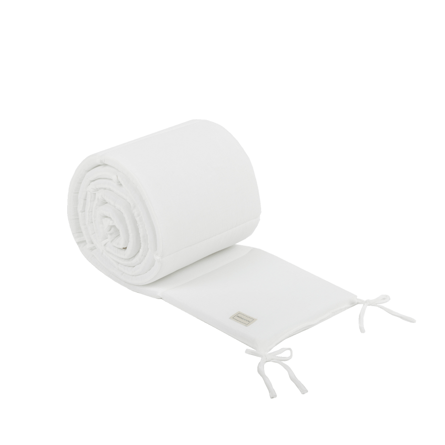 Protector Cuna Bambula Blanco 120x60cm - Minicoton