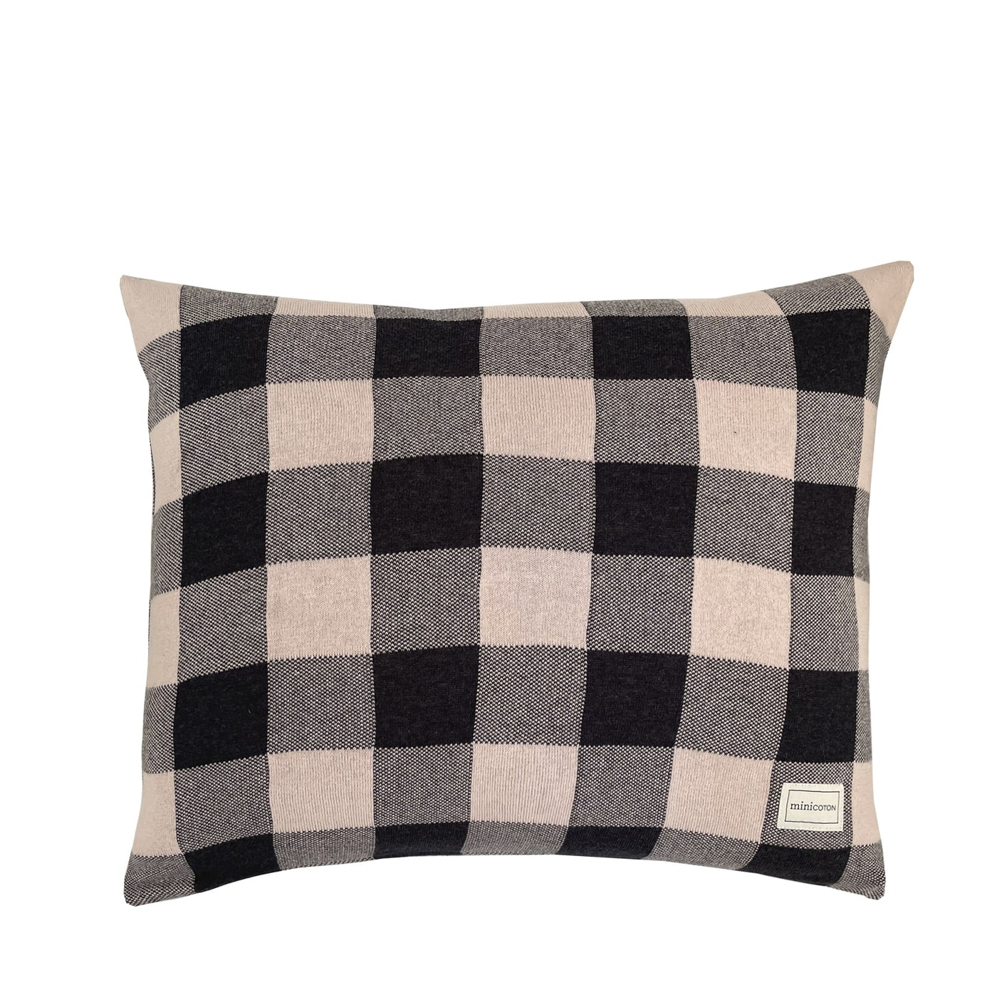 Cojín Knit Vichy Rosa 50x60 - Minicoton