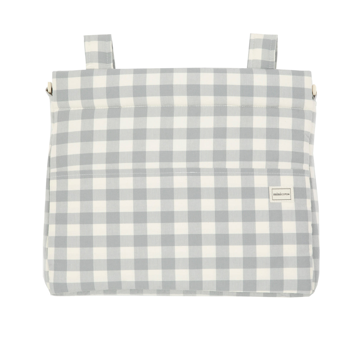 Bolsa Icon Vichy Coton Blue Grey - Minicoton