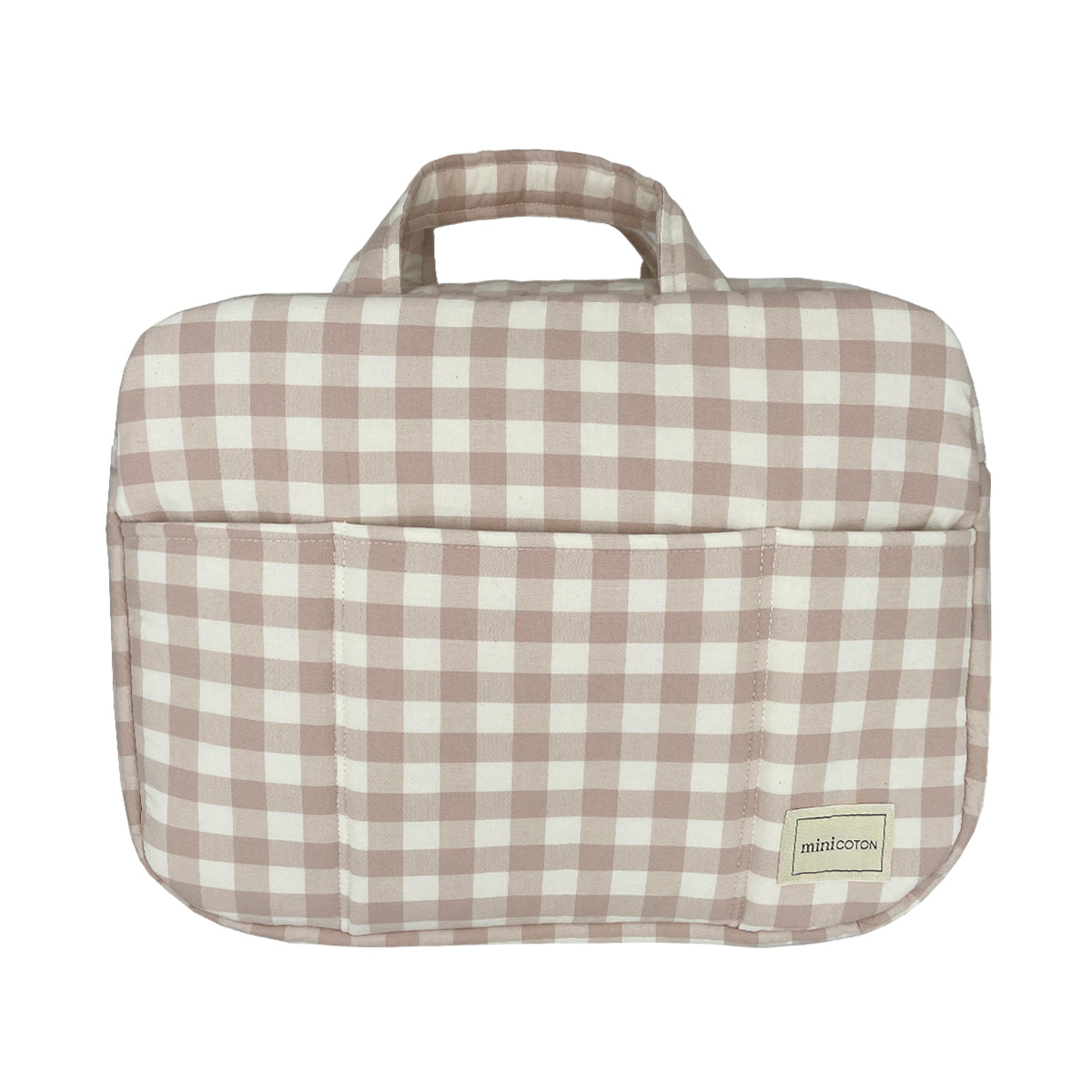 Bolsa Maternidad Vichy Coton Rose - Minicoton
