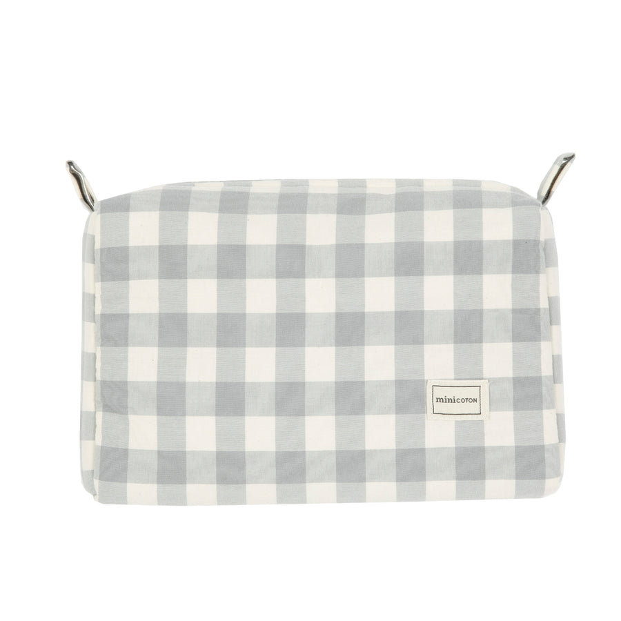 Neceser Vichy Coton Blue Grey - Minicoton