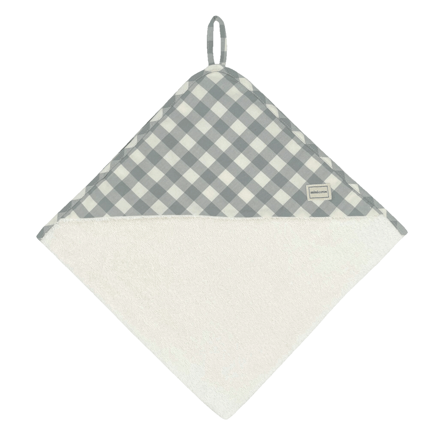 Capa Baño Vichy Coton Blue Grey - Minicoton