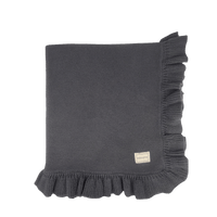 Manta Ruffle Antracita - Minicoton